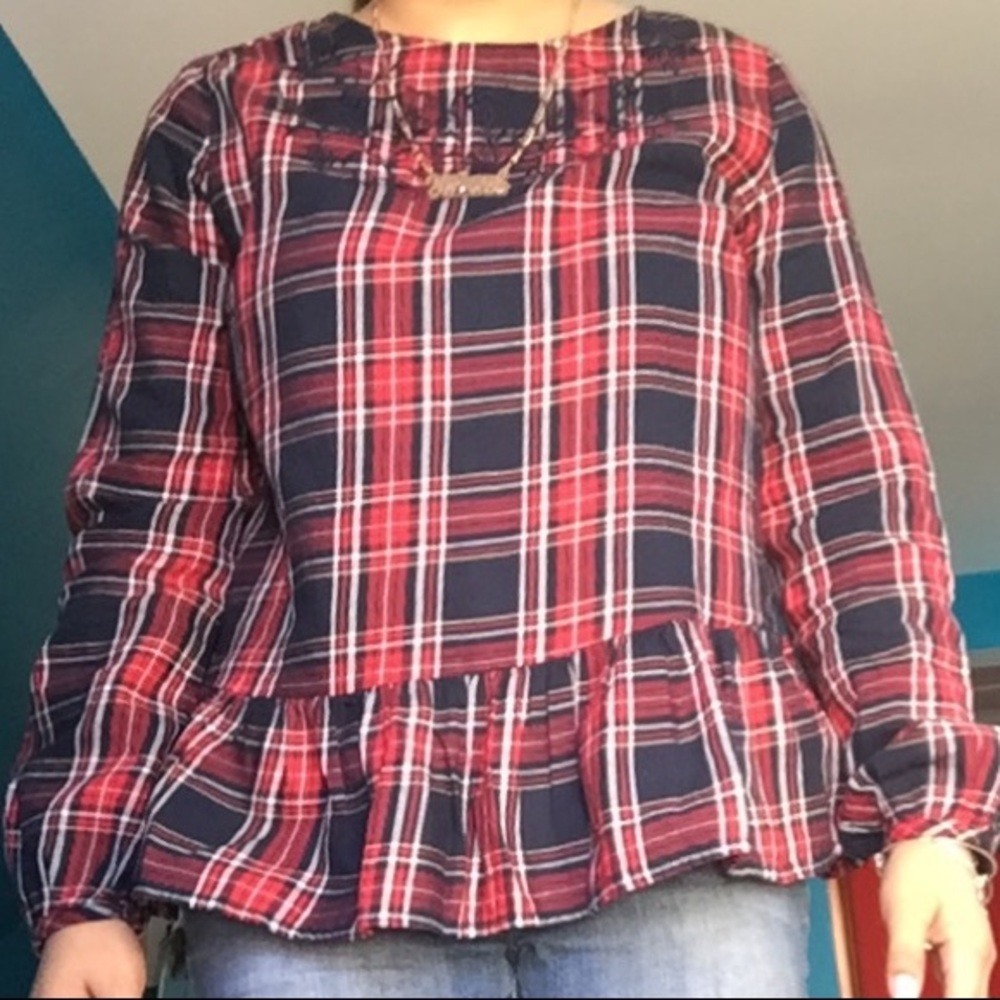 Plaid blouse - Picture 7 of 7